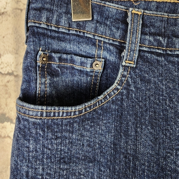 Vintage Roots Straight Leg Jeans Mid Rise Medium Wash Size 29 - Picture 4 of 13